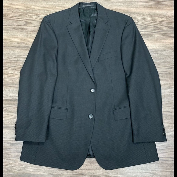 Hugo Boss Other - Hugo Boss Black w/ Grey Check Sport Coat 42R